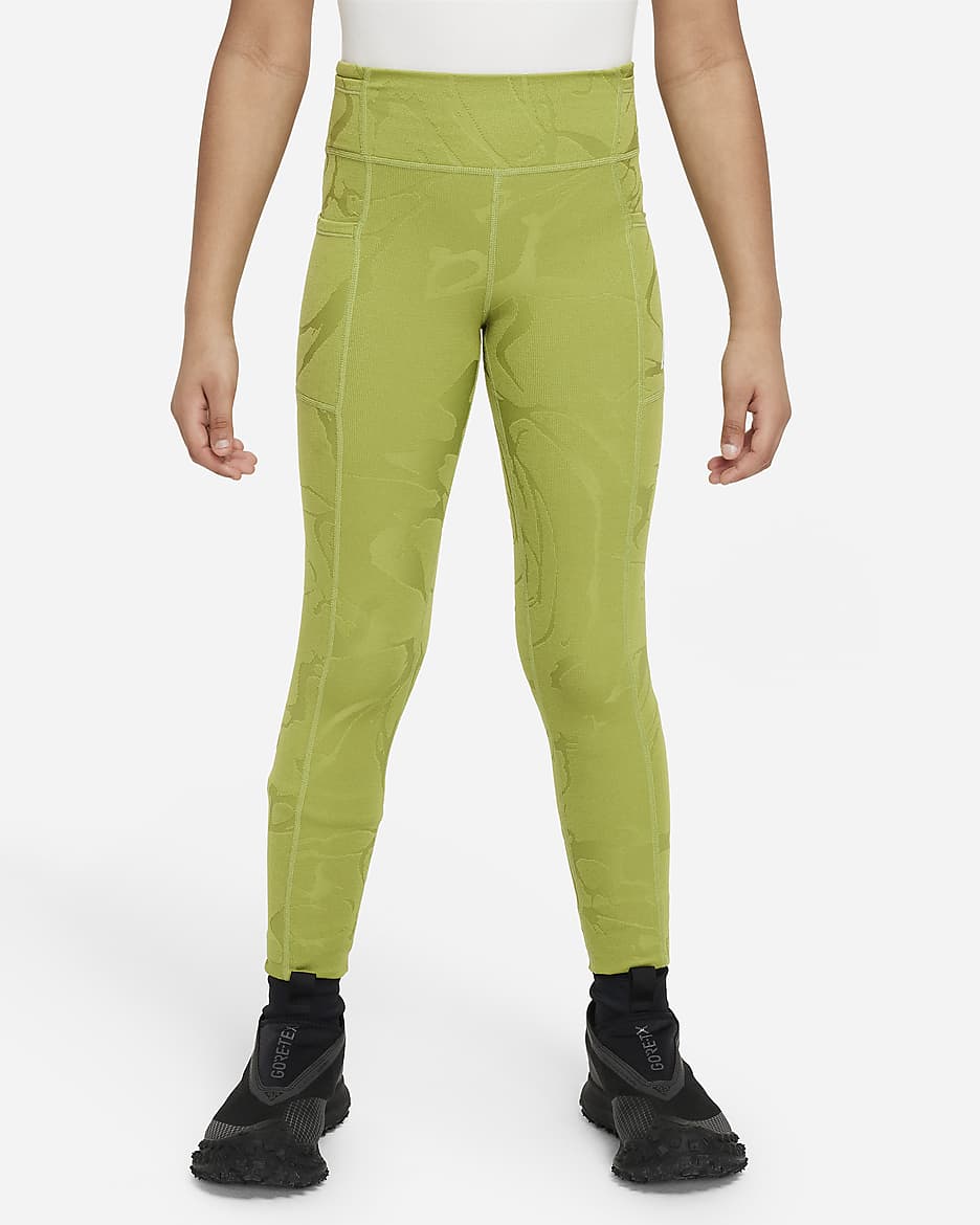 Nike lime green leggings on sale